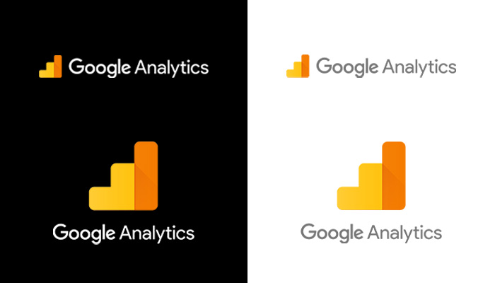 Example of Google Analytics responsive logo